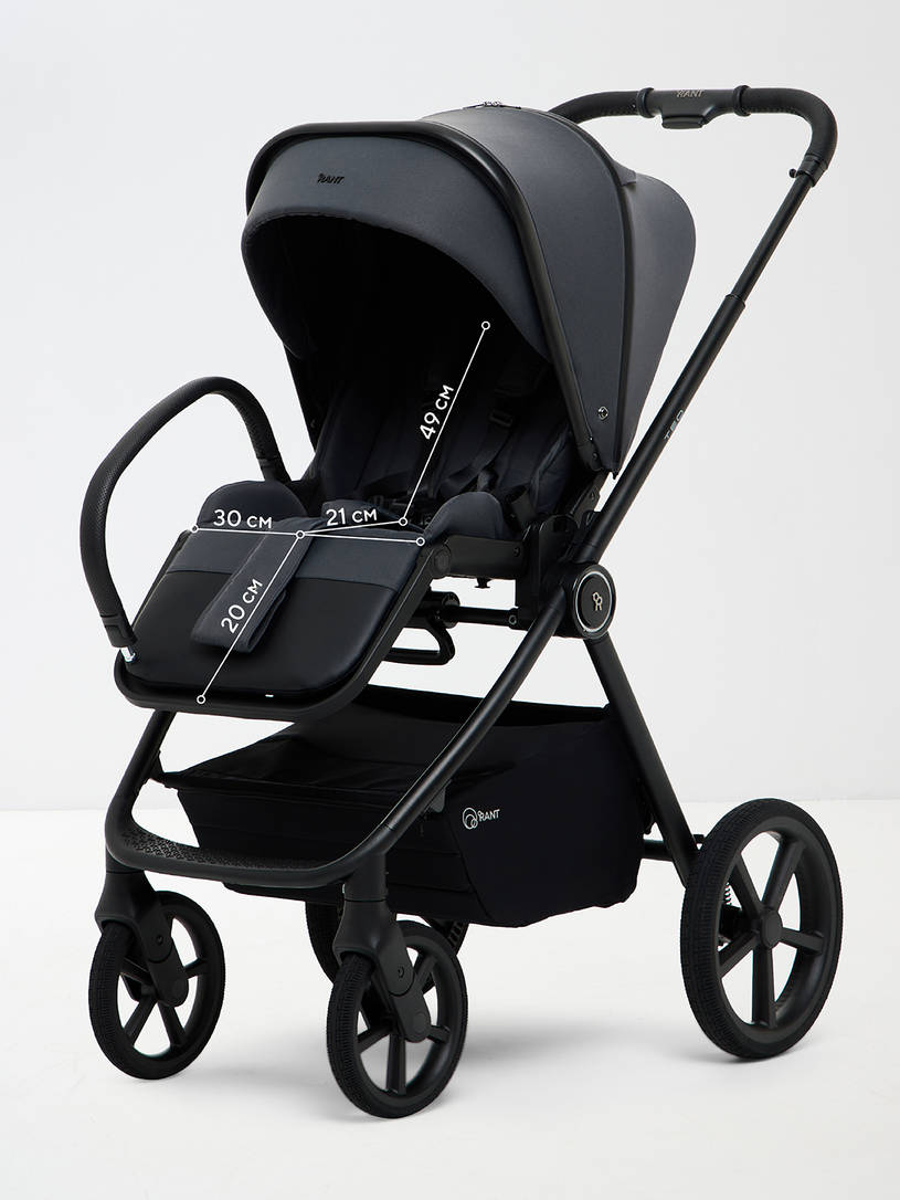 Коляска 2 в 1 Rant Teo Soft Graphite