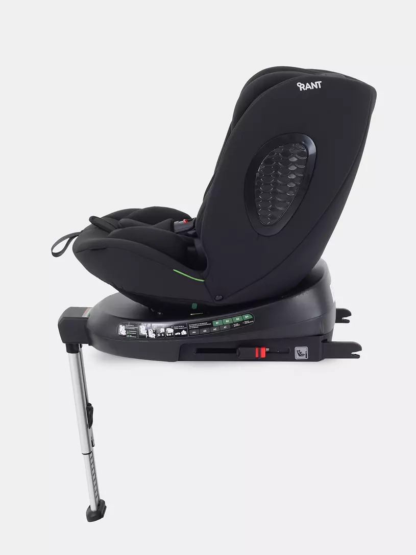 Автокресло Rant Helix isofix группа 0/1/2/3 (40-150 см; 0-36 кг), Black