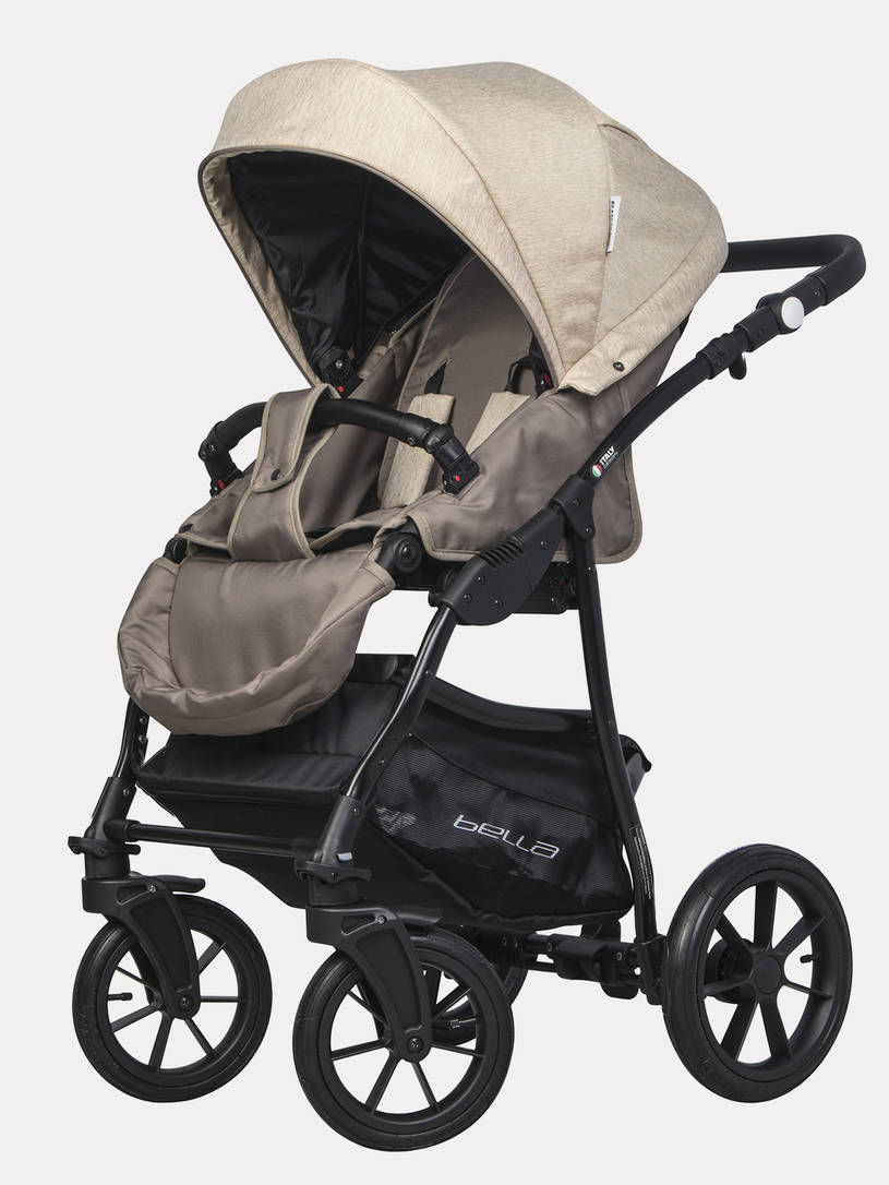 Коляска 2 в 1 Riko Basic Bella 06 бежевый