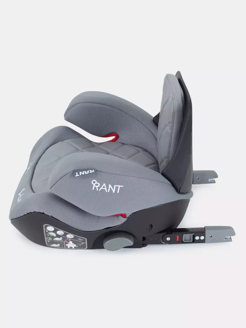 Автокресло Rant Flyfix группа 2-3 (15-36 кг), цвет: серый