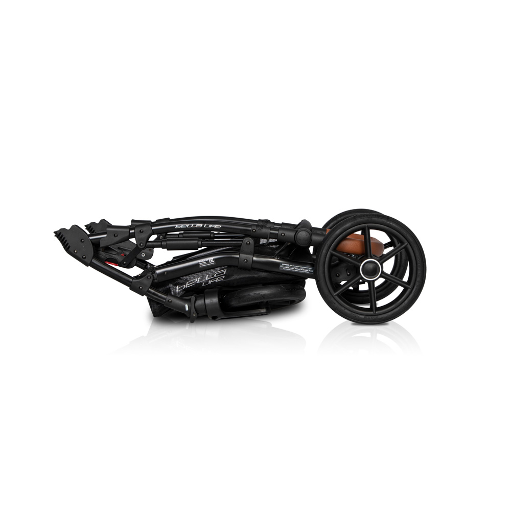 Коляска 3 в 1 Riko Basic Bella Life 01 Grey Fox серый