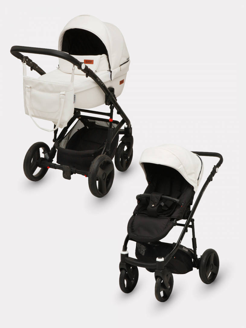 Коляска 2 в 1 Riko Basic Aicon Ecco 02 белый