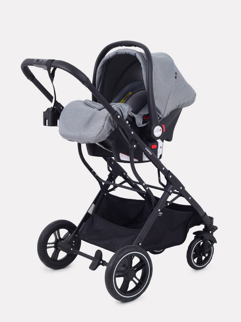 Коляска-трансформер 3 в 1 Mowbaby Jasper Grey