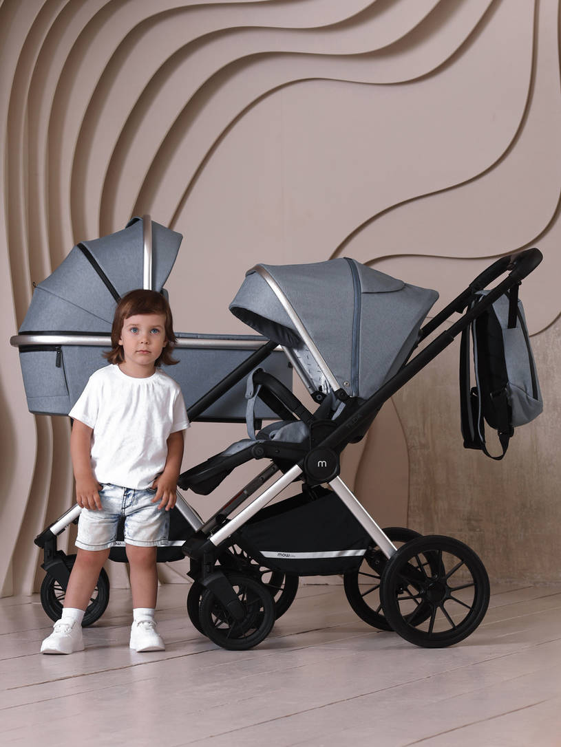 Коляска 2 в 1 Mowbaby Tilda Blue