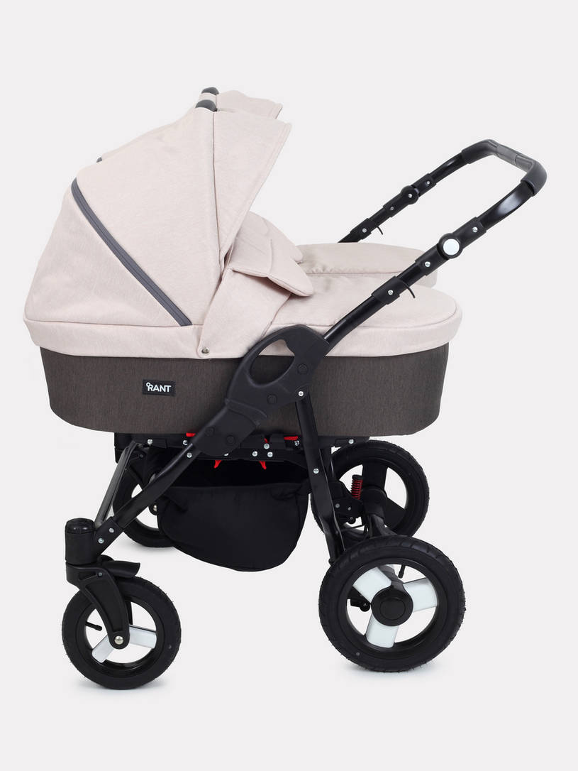 Коляска для двойни 2 в 1 Rant Dream Duo 05 коричневый-бежевый