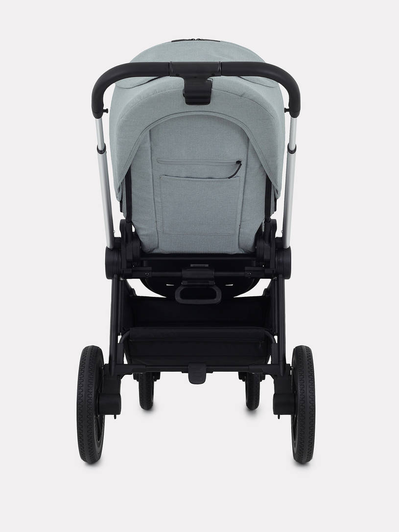 Коляска 2 в 1 Mowbaby Zoom PU silver green tea