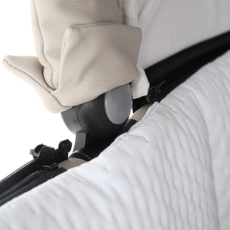 Детская коляска Sevillababy Tisso 2 в 1 латте экокожа