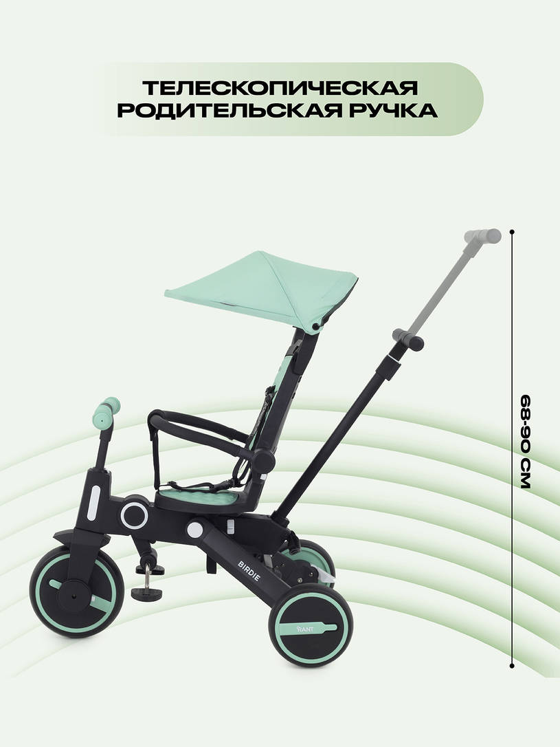 Велосипед 3-х колесный Rant Birdie Mint