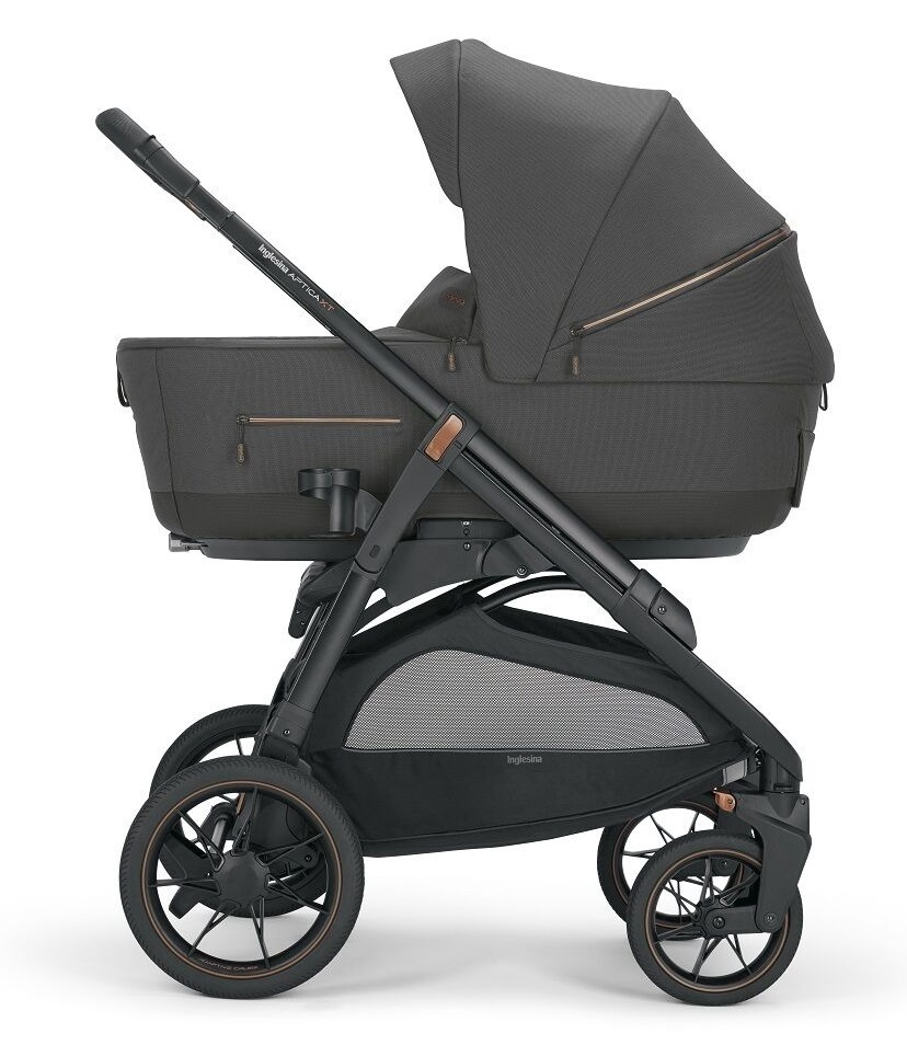 Коляска 2 в 1 Inglesina Aptica XT New с подставкой под люльку Stand Up, Magnet Grey