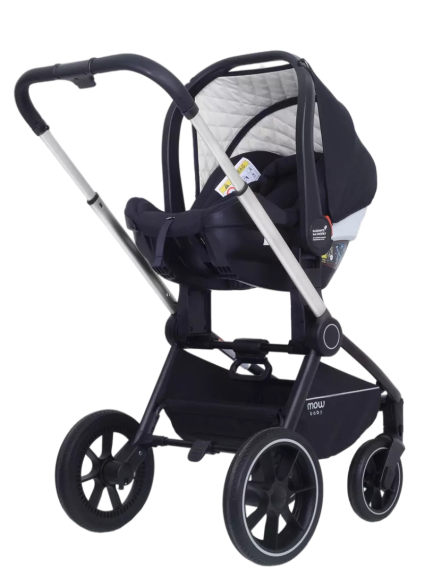 Коляска 3 в 1 MOWBaby ZOOM PU RA087 Gold Beige