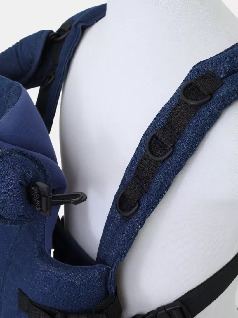 Рюкзак-кенгуру Топотушки Деним стежка синий