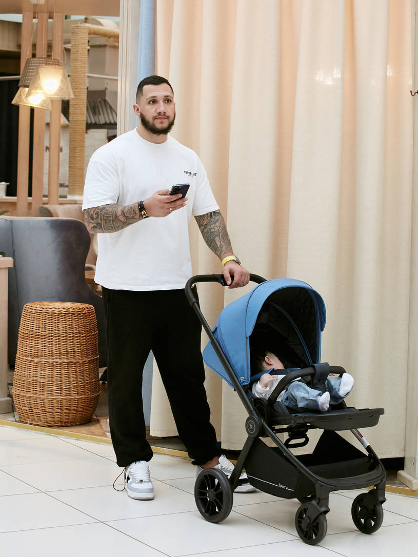 Коляска 3 в 1 Rant Basic Energy Blue