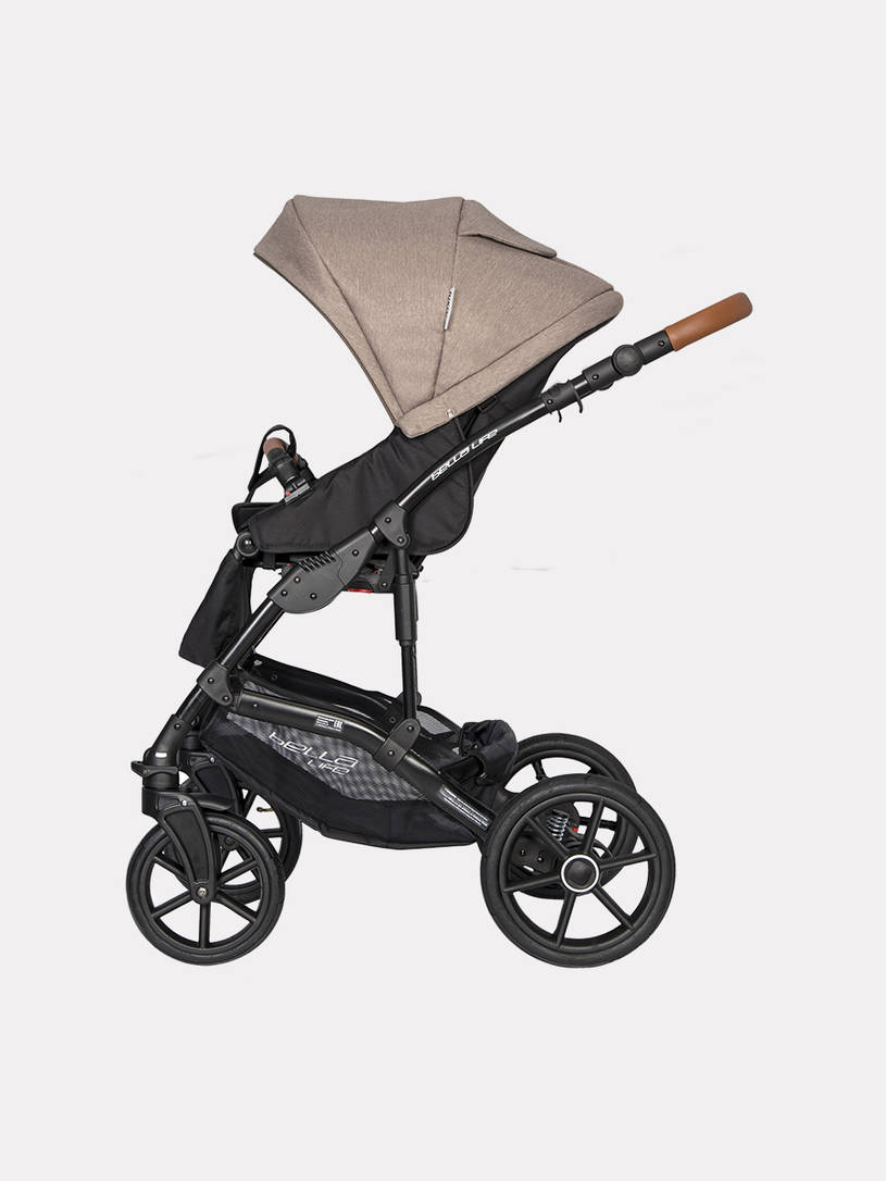 Коляска 3 в 1 Riko Basic Bella Life 05 mokka