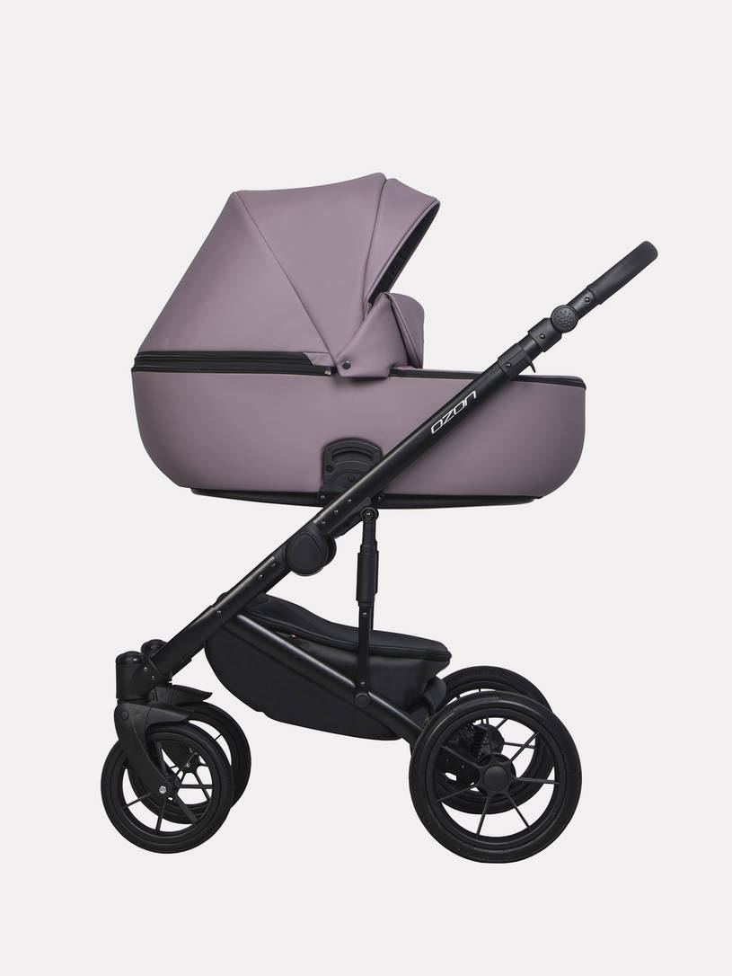 Коляска 3 в 1 Riko Basic Ozon Pastel 02, Фиолетовый