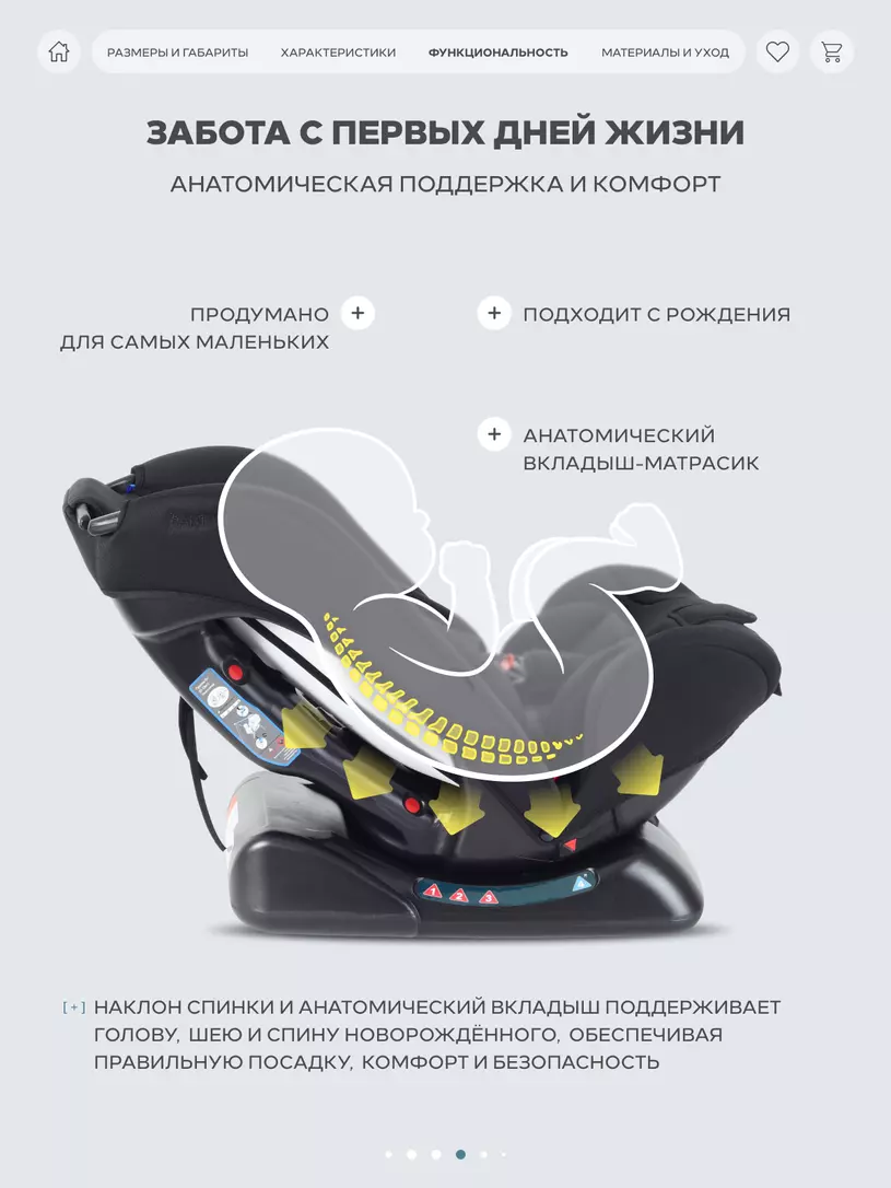 Автокресло Rant Basic Rally Next группа 0+/1/2 (0-25 кг) Black