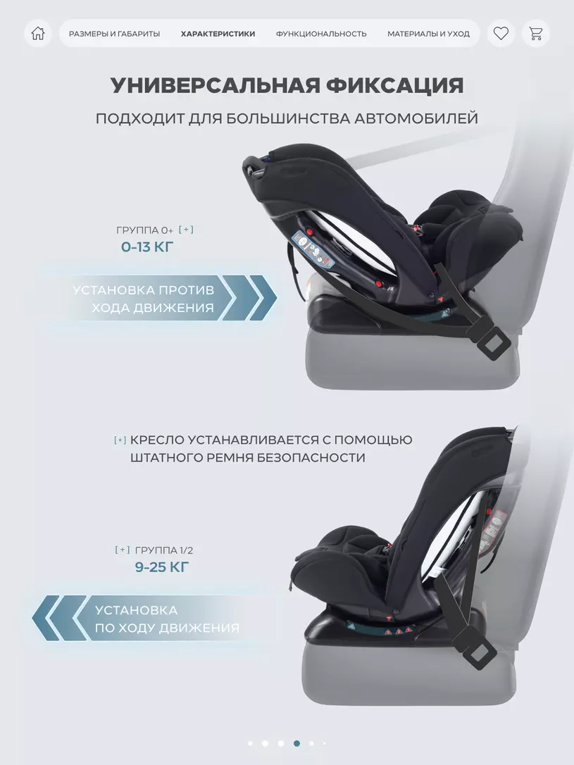 Автокресло Rant Basic Rally Next группа 0+/1/2 (0-25 кг) Black