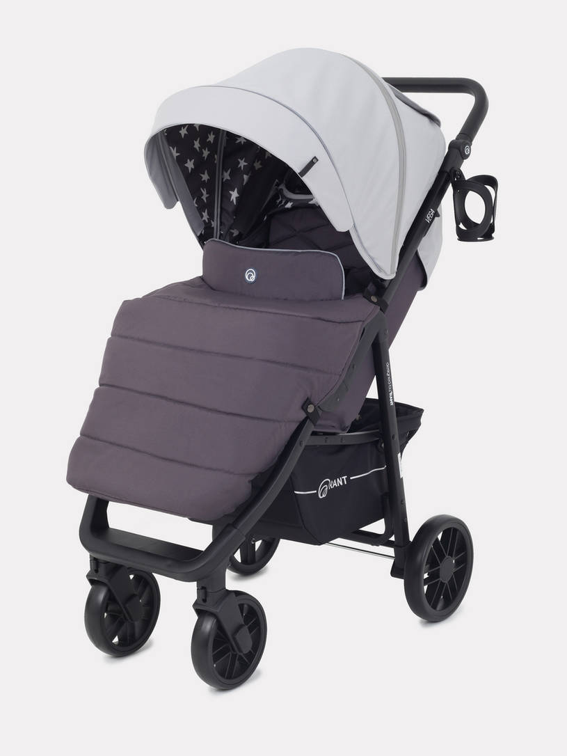 Коляска прогулочная Rant Vega Star Soft Grey. Цвет: Серый