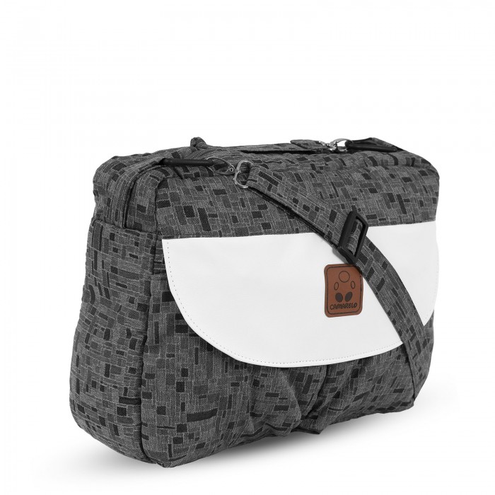 Коляска Camarelo Avenger 2 в 1серый жаккард/белая экокожа