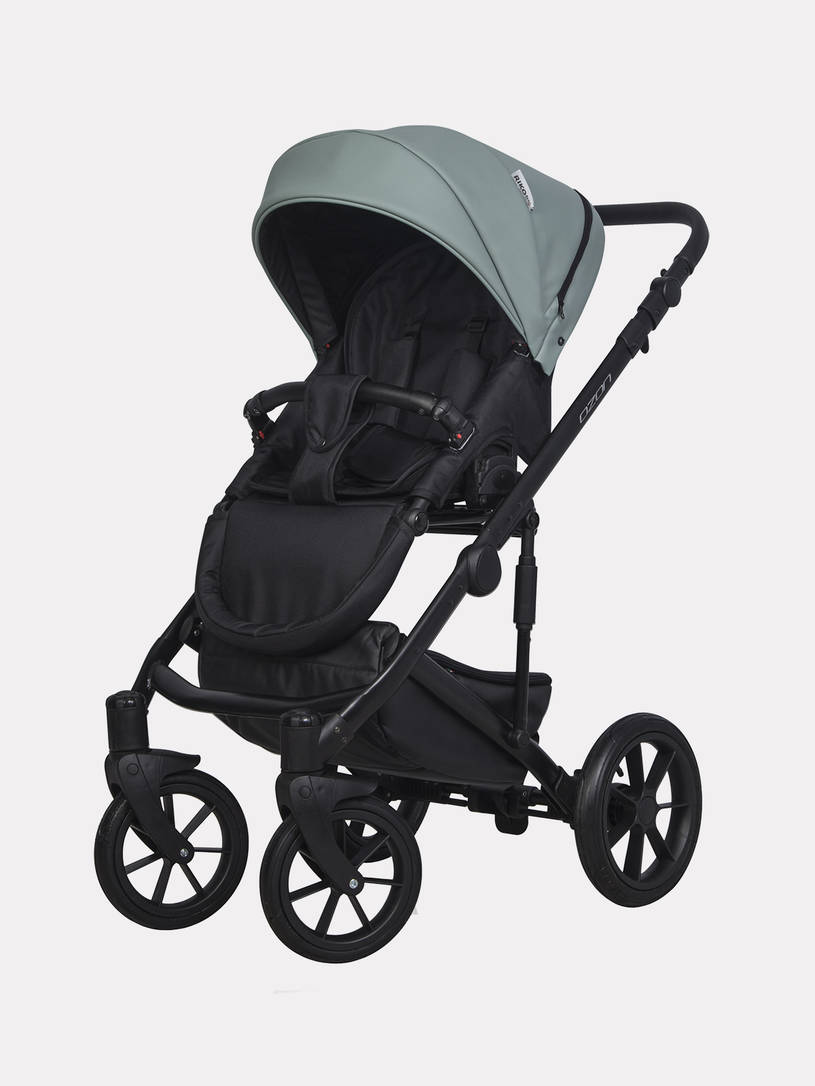 Коляска 3 в 1 Riko Basic Ozon Pastel 05, Оливковый