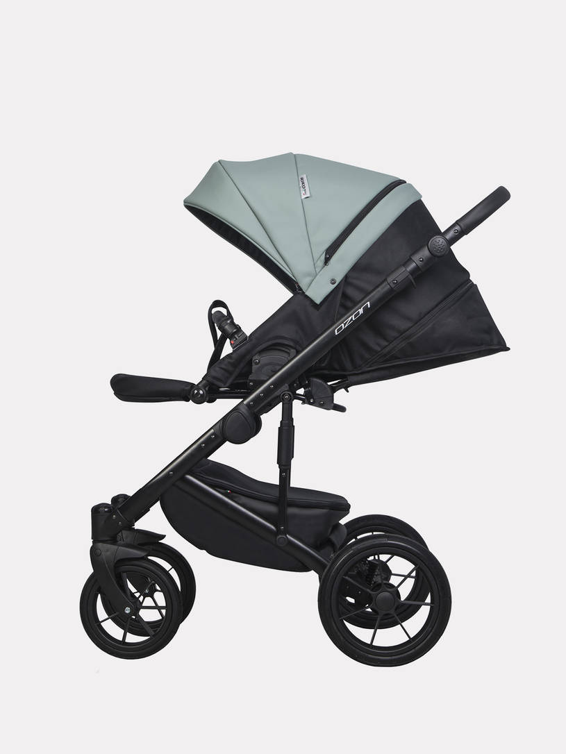 Коляска 3 в 1 Riko Basic Ozon Pastel 05, Оливковый