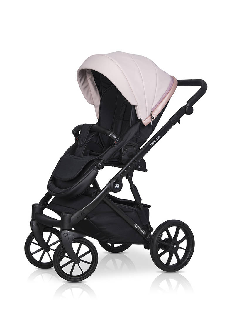 Коляска 2 в 1 RIKO BASIC DELTA ECCO 14 Rose