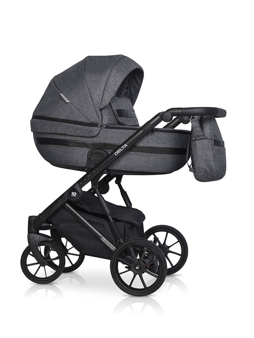 Коляска 2 в 1 RIKO BASIC DELTA 05 Carbon