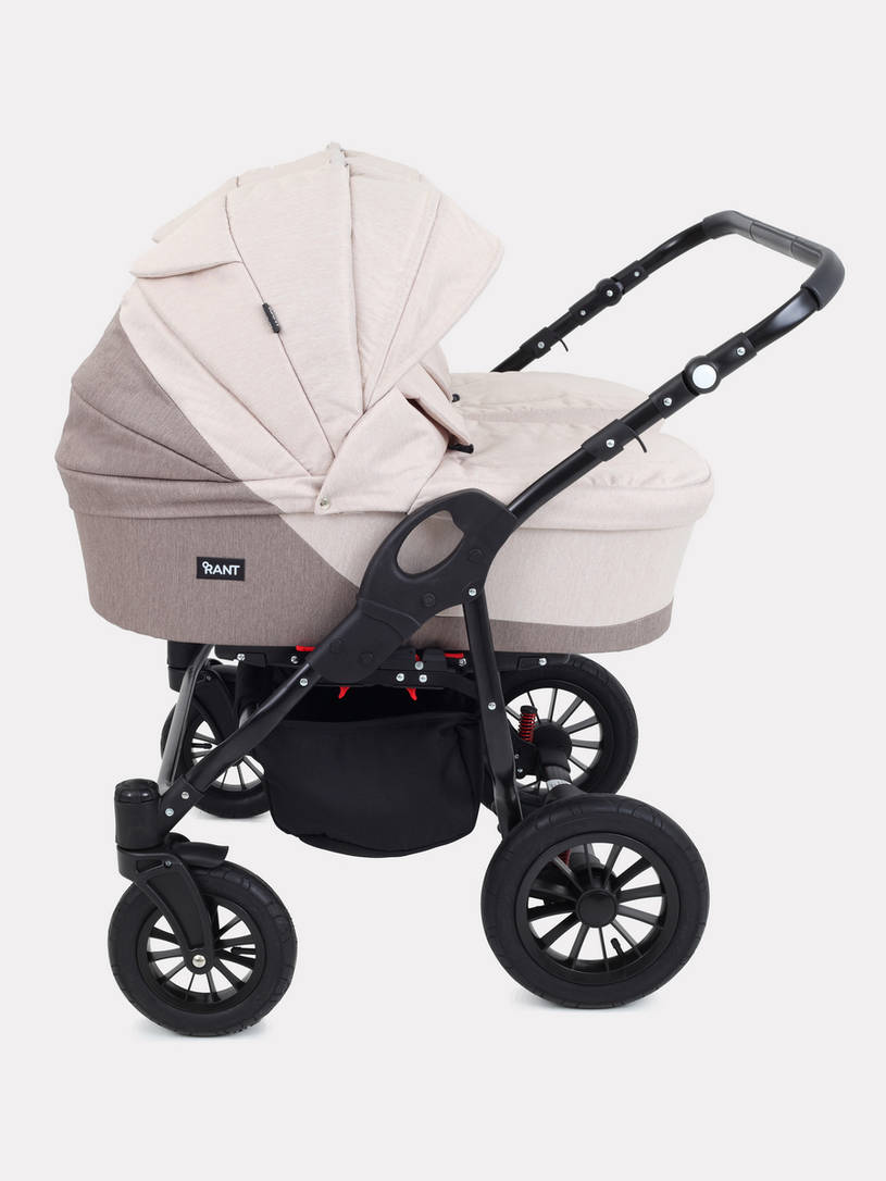 Коляска для двойни 2 в 1 Rant Siena Duo 02 коричневый-бежевы