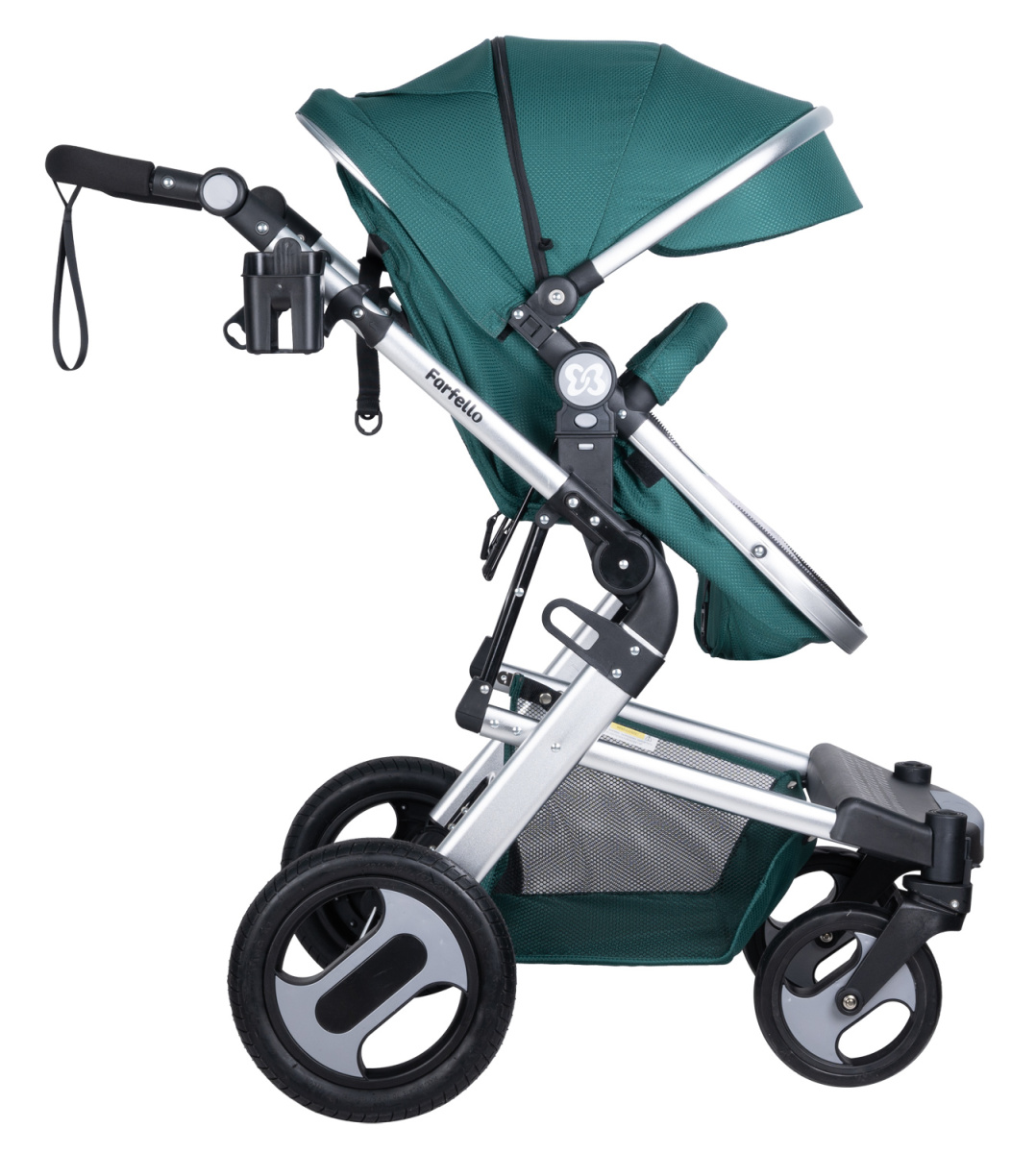 Коляска трансформер Farfello Diamond All-season (Бирюзовый)