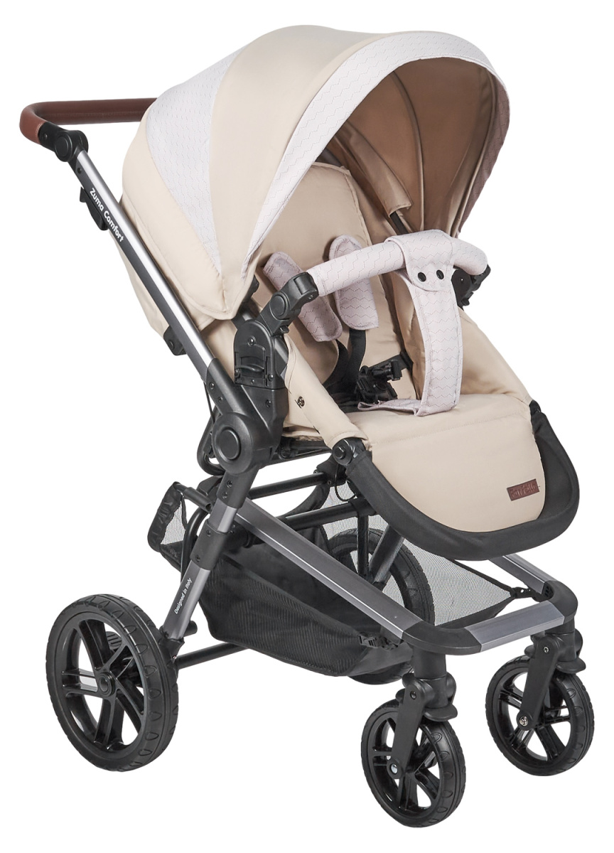 Коляска модульная 2 в 1 Farfello Zuma Duo Comfort (ZDC-13 Бежевый)