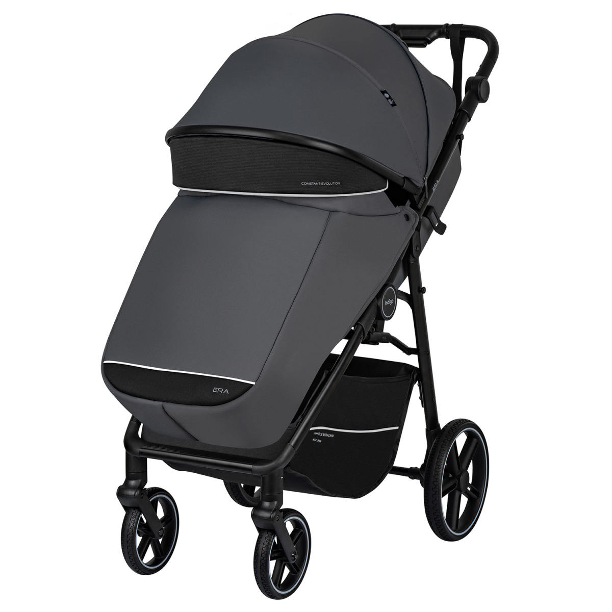 Коляска прогулочная Indigo ERA темно-серый