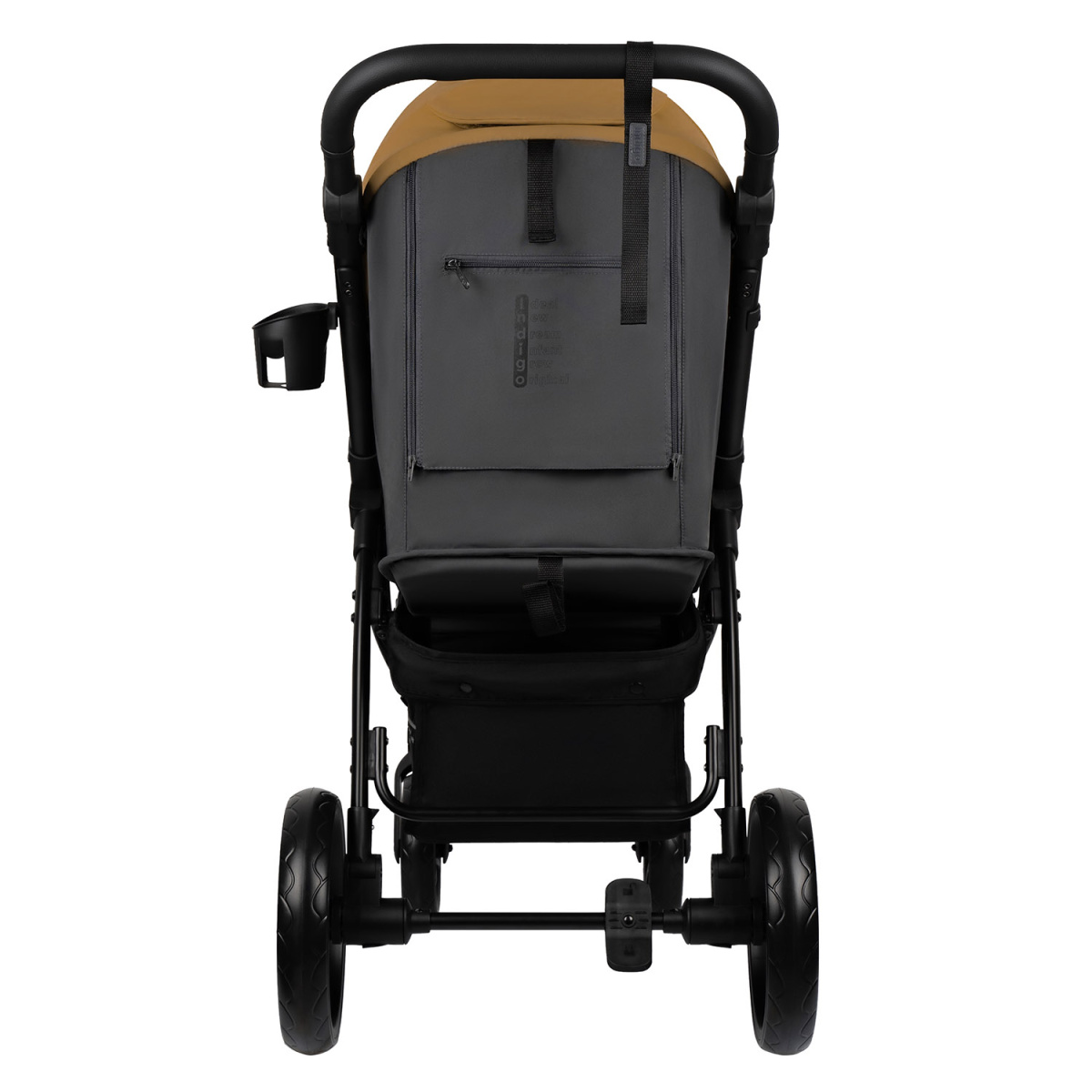 Коляска прогулочная Indigo EPICA XL бежевый-серый