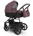 Коляска Camarelo Picco 3 в 1 гранатовый меланж