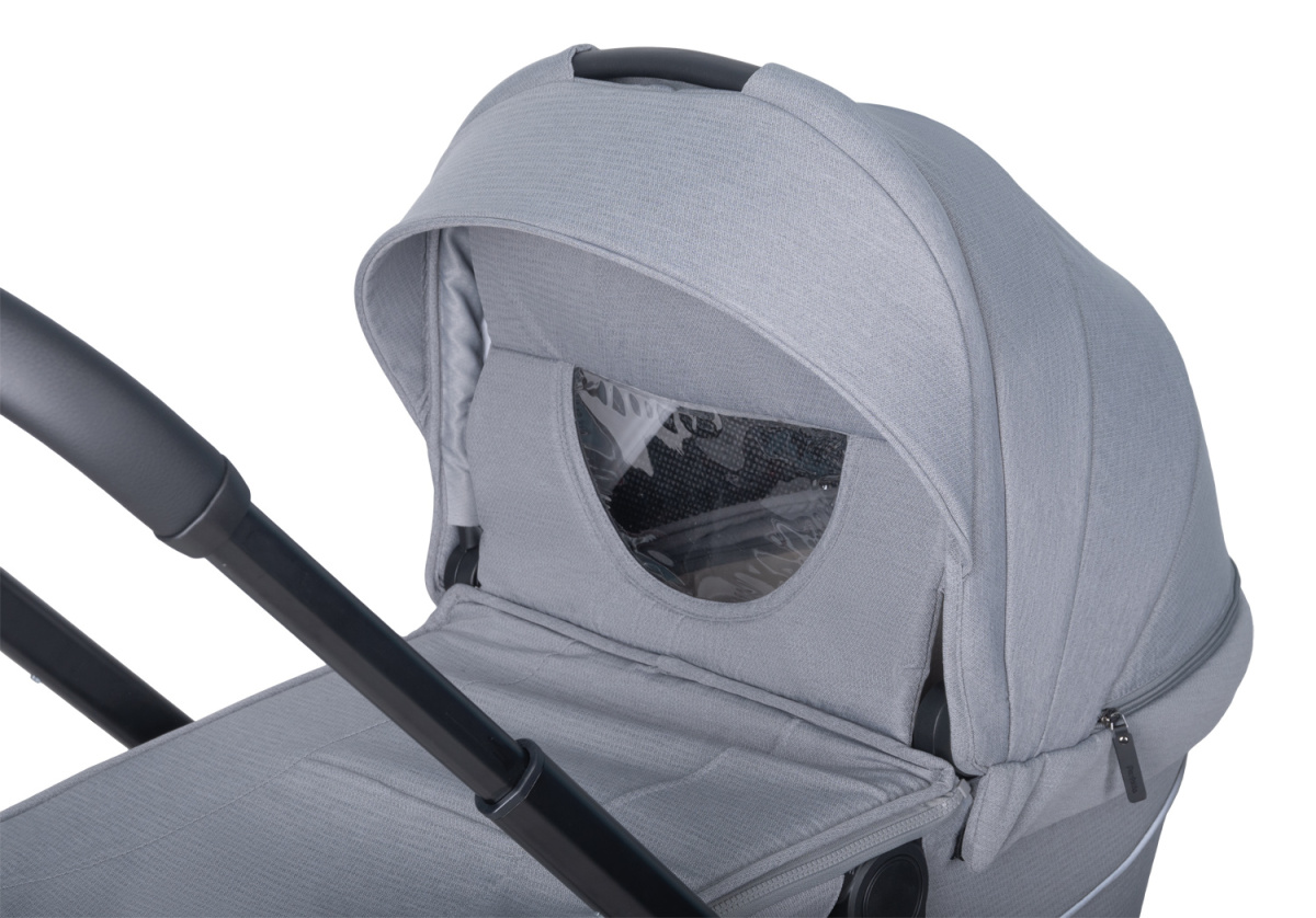 Коляска модульная 2в1 Farfello Baby shell BBS (BBS-19 Light grey/Светло серый/черная рама)