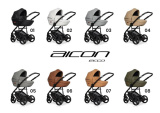 Коляска 2 в 1 Riko Basic Aicon Ecco 07 терракотовый