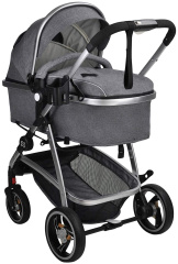 Коляска трансформер Farfello Pristina (Серый PS-11)