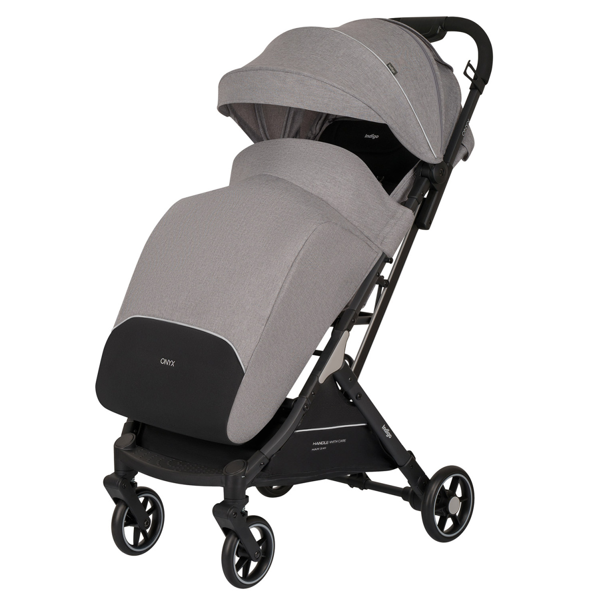 Коляска прогулочная Indigo ONYX серый
