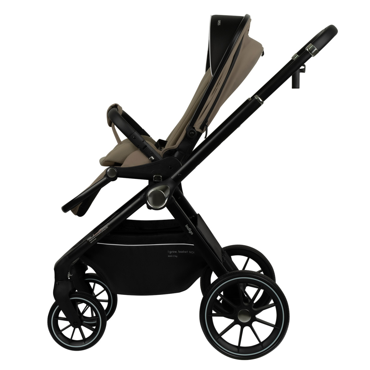 Коляска прогулочная Indigo GLOSS бежевый