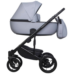 Коляска 3 в 1 Riko Basic Ozon Pastel 04, Серый