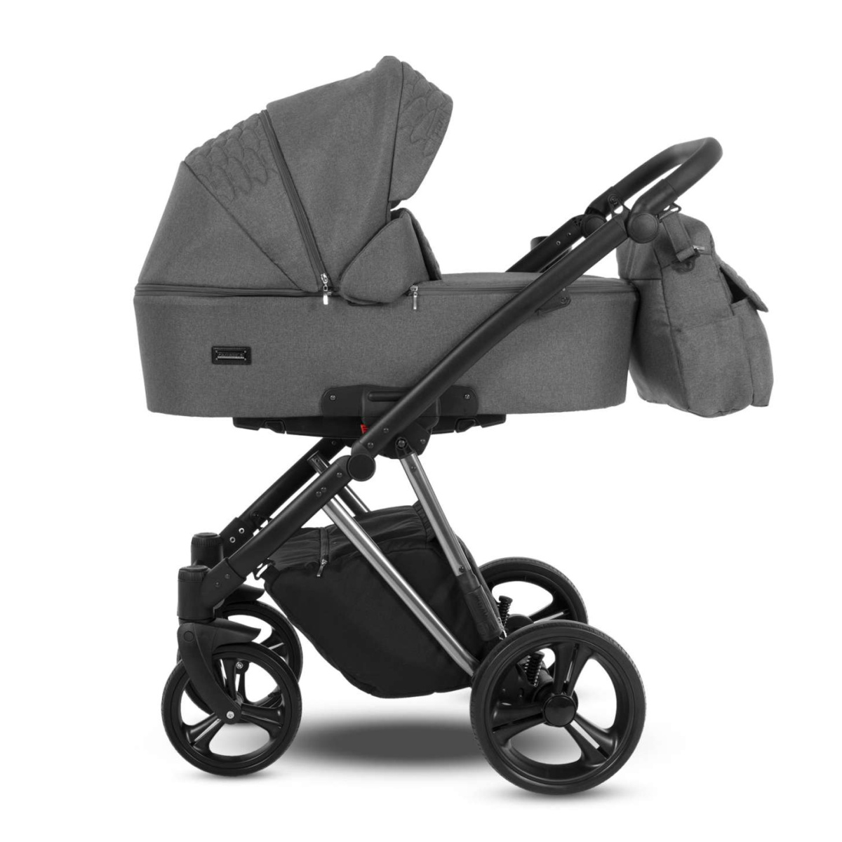 Коляска Camarelo Faro 2 в 1серый меланж