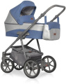 Коляска 2 в 1 Riko Basic Colin 07 серо-голубой