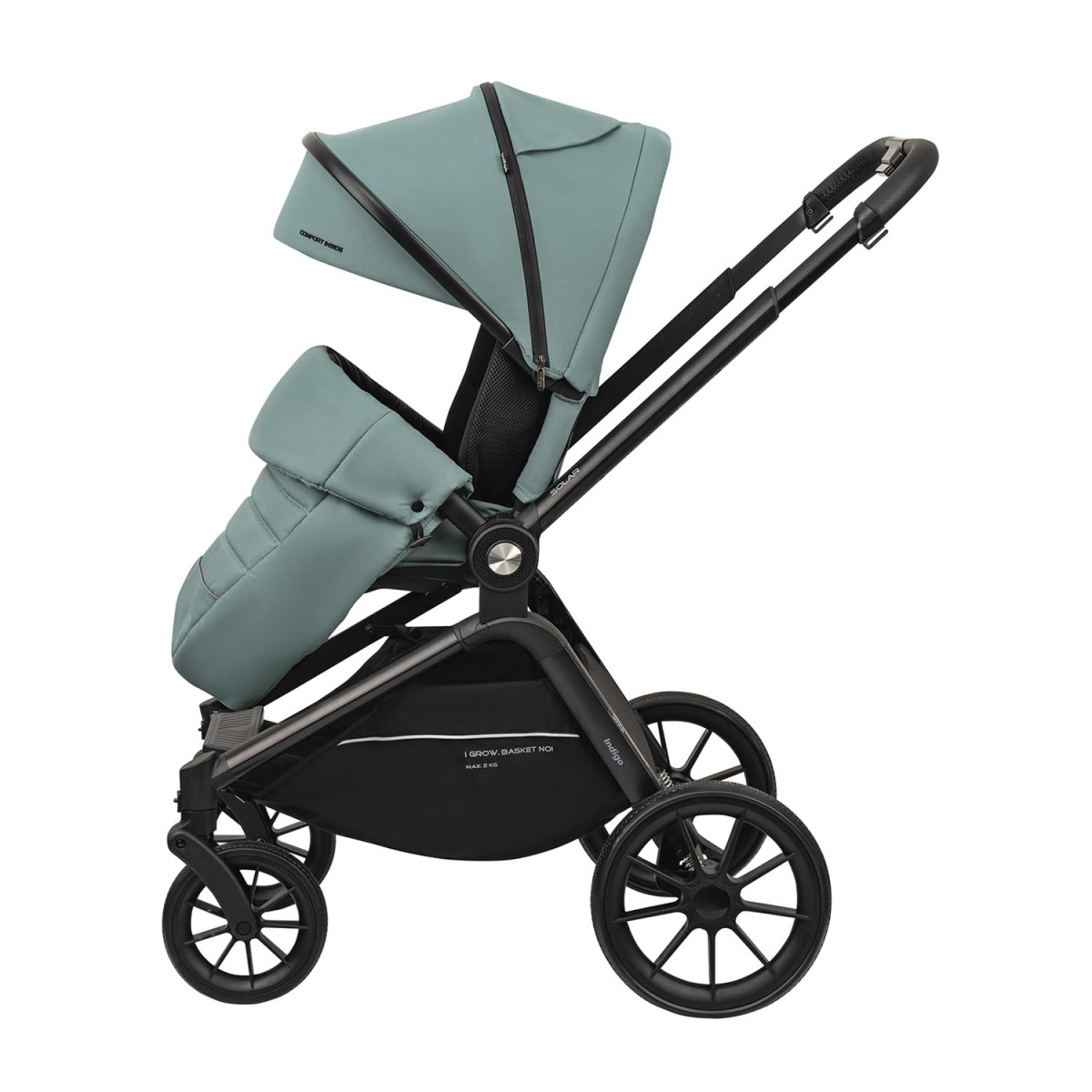 Коляска прогулочная Indigo SOLAR зелёный