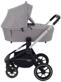 Коляска 3 в 1 MOWBaby ZOOM PU RA087 Silver Beige