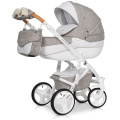 Коляска 2 в 1 Riko Bruno Luxe 02 бежевый