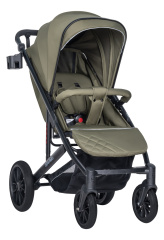 Коляска детская прогулочная Farfello Bonnie black (Fresh Green/свежая зелень)