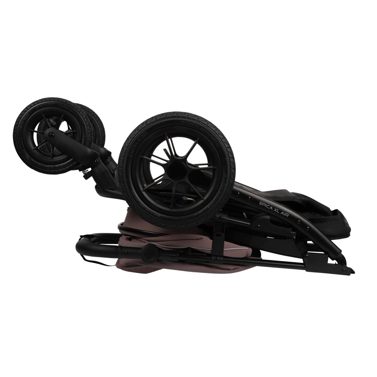 Коляска прогулочная Indigo EPICA XL AIR с сумкой розовый