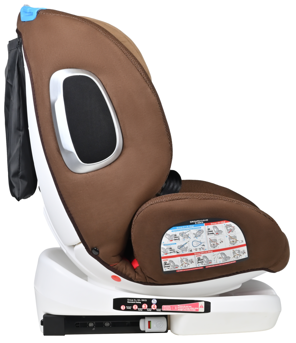 Автокресло детское Farfello ISOFIX YB102A coffee/кофейный