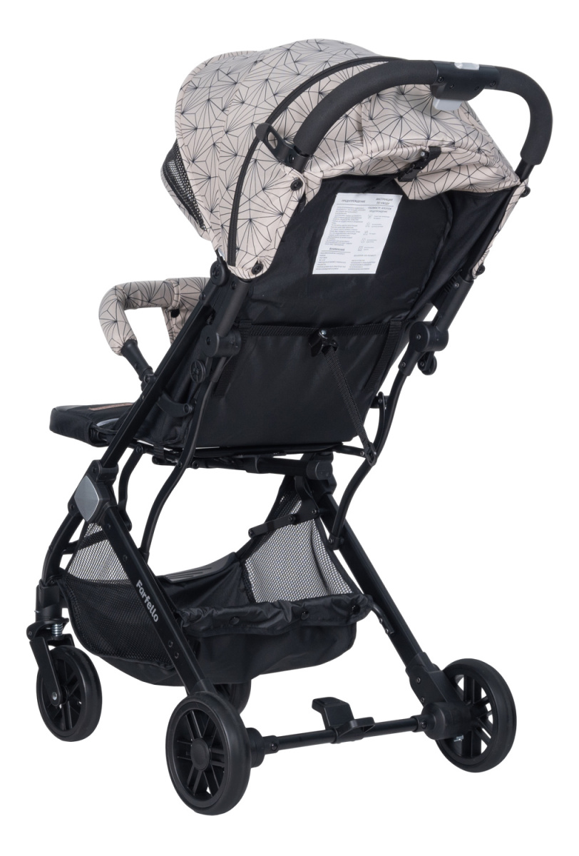 Коляска детская прогулочная Farfello Comfy Go (Tracery beige/ажурный бежевый CG-55)