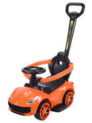 Детская каталка Sevillababy GT Sport 3 в 1 с ручкой BC608P orange/оранжевый