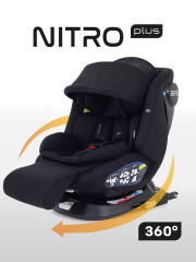 Автокресло Rant Nitro Plus isofix группа 0/1/2/3 (0-36 кг) Black