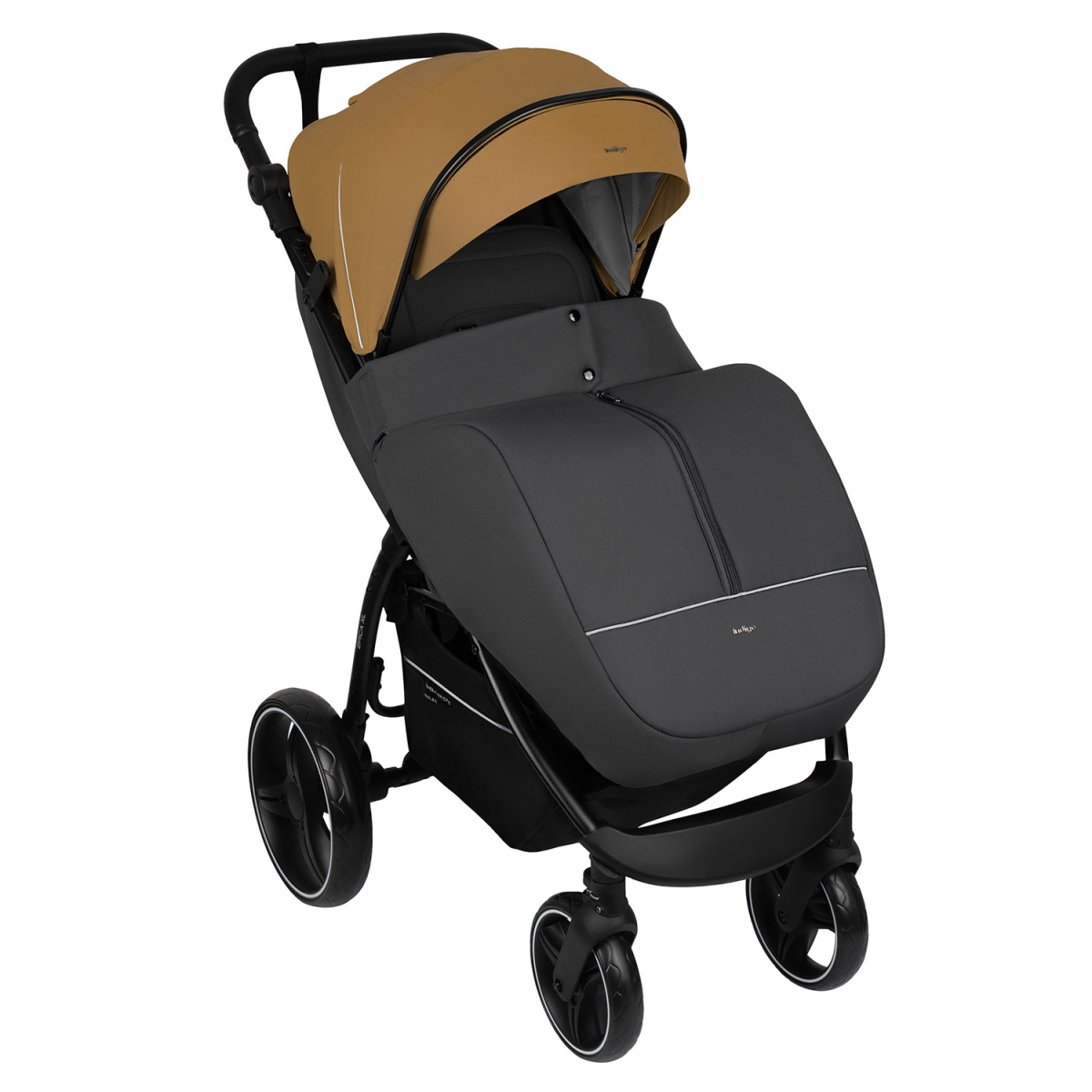 Коляска прогулочная Indigo EPICA XL бежевый-серый